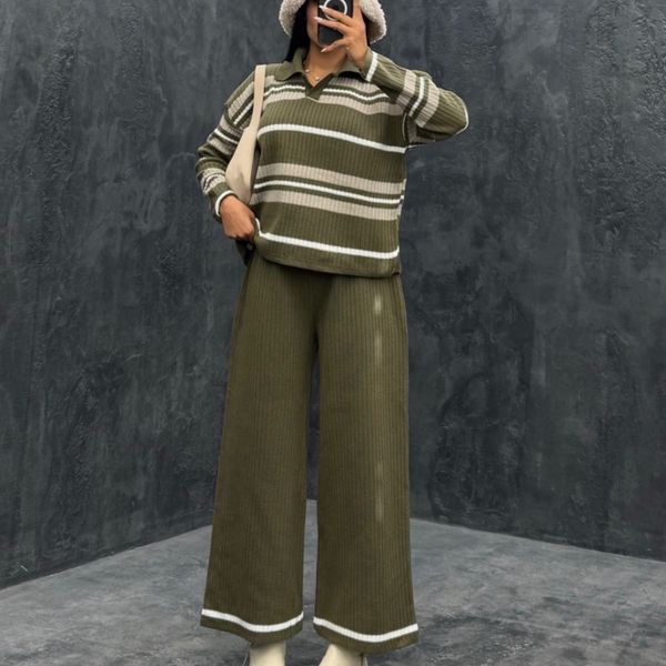 ست بافت دو تیکه زنانه