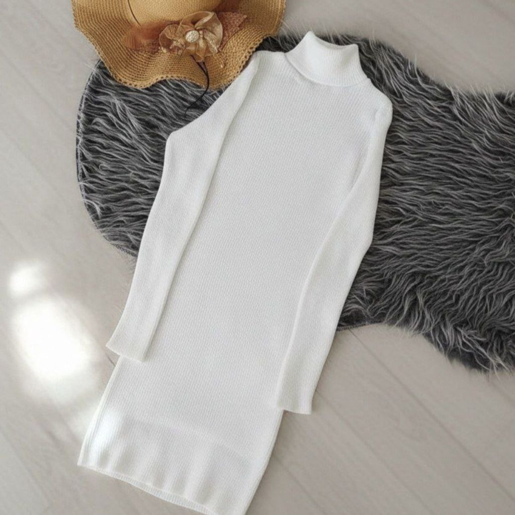 قیمت ارزان بافت زنانه طرح یقه اسکی