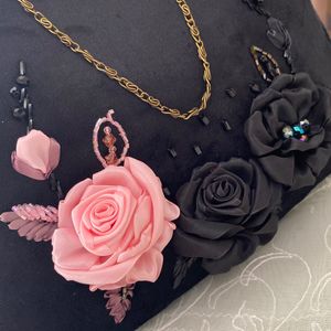 قیمت کیف مجلسی رز صورتی