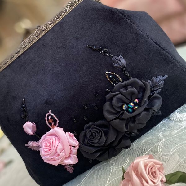 کیف مجلسی رز صورتی