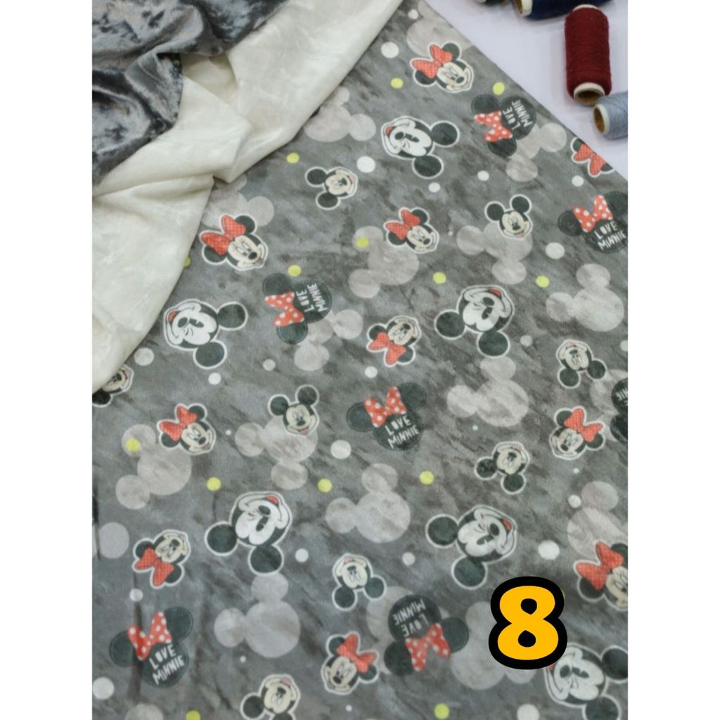 خرید اینترنتی پارچه مخمل کره ای عروسکی