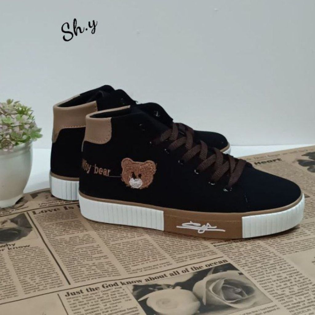 قیمت ارزان کفش ساقدار خرسی زنانه