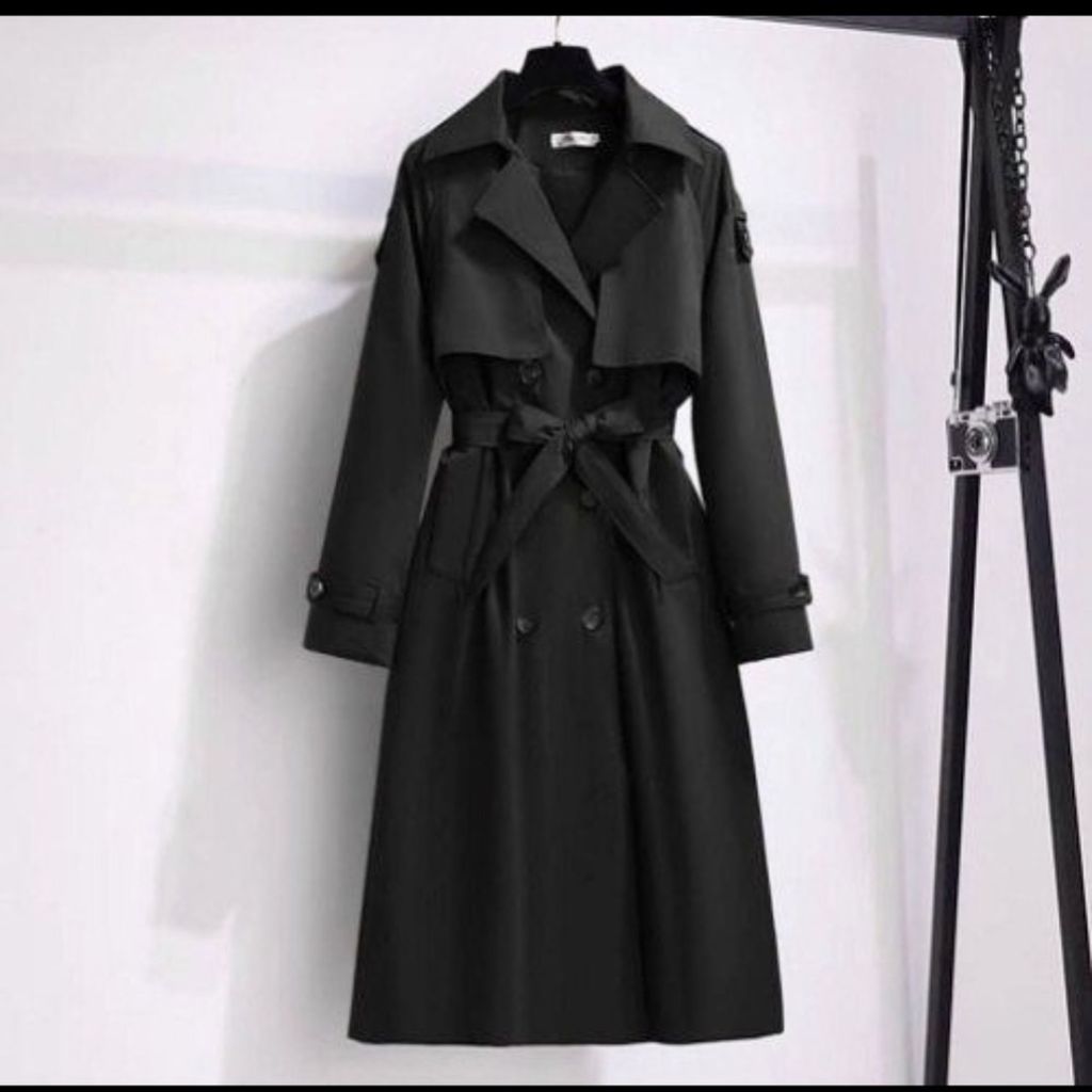 قیمت ارزان مانتوی پاییزه طرح بارونی مدل آرامیس