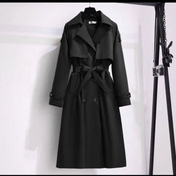 مانتوی پاییزه طرح بارونی مدل آرامیس