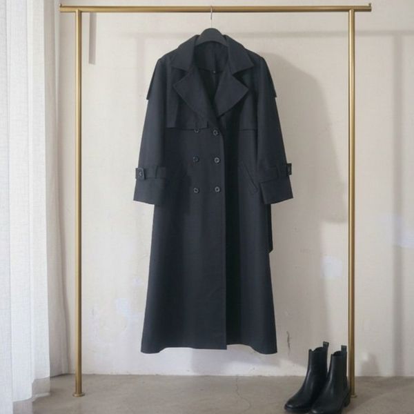 مانتوی پاییزه طرح بارونی مدل آرامیس