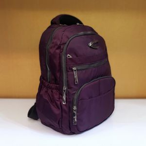 مشخصات کوله پشتی Camel زیپ فلزی رنگ بنفش بادمجونی