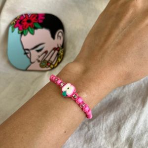 دستبند دست ساز  طرح سیب - sadafbra - dastband - 004