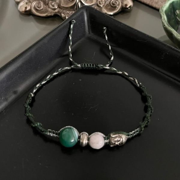 دستبند دست ساز  با مهره - sadafbra - dastband - 005