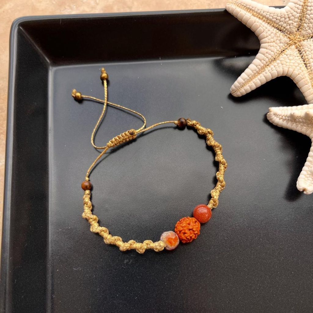 فروش اینترنتی دستبند دست ساز با مهره - sadafbra - dastband - 006