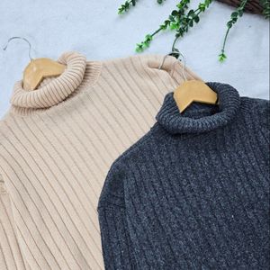 فروش اینترنتی بافت مردانه طرح یقه اسکی لاینی