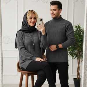 قیمت ارزان بافت مردانه طرح یقه اسکی لاینی