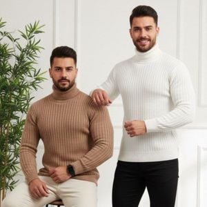 فروش اینترنتی بافت زنانه طرح یقه اسکی لاینی