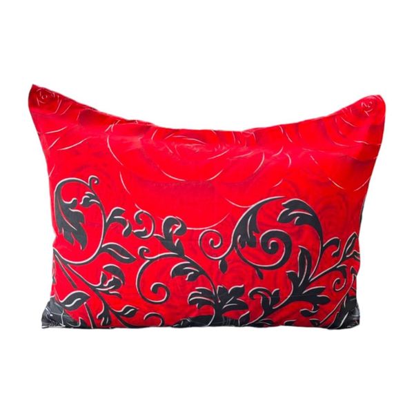 سرویس ملحفه تشک یک نفره طرح گل رز سایز 200*90 سانتی متر