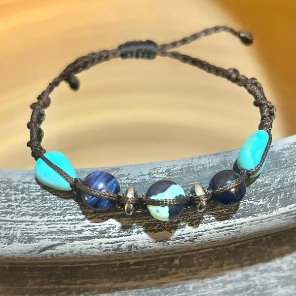 دستبند دست ساز با مهره - sadafbra - dastband - 008