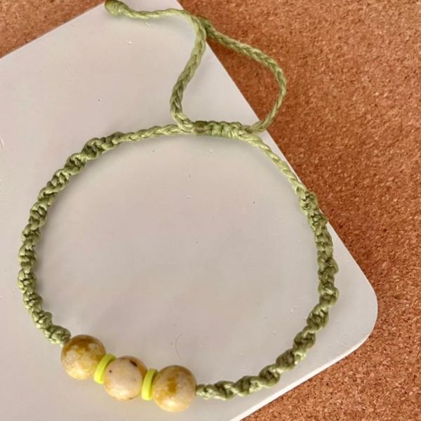 دستبند دست ساز با مهره - sadafbra - dastband - 009