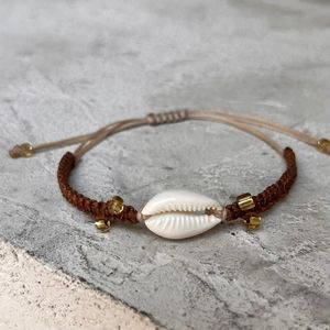 دستبند دست ساز با صدف - sadafbra - dastband - 010