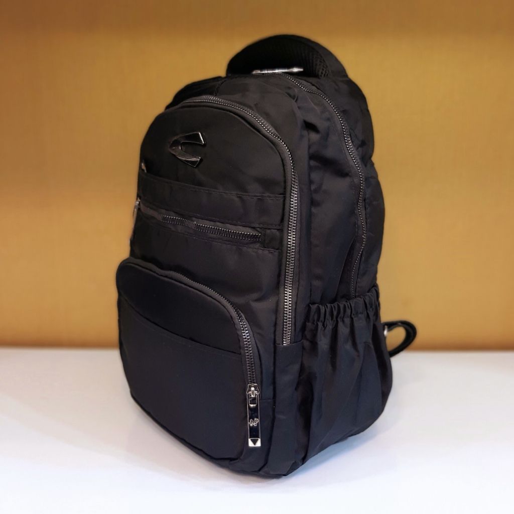 خرید اینترنتی کوله پشتی Camel زیپ فلزی مشکی