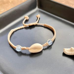 دستبند دست ساز با سنگ طبیعی و صدف - sadafbra - dastband - 013