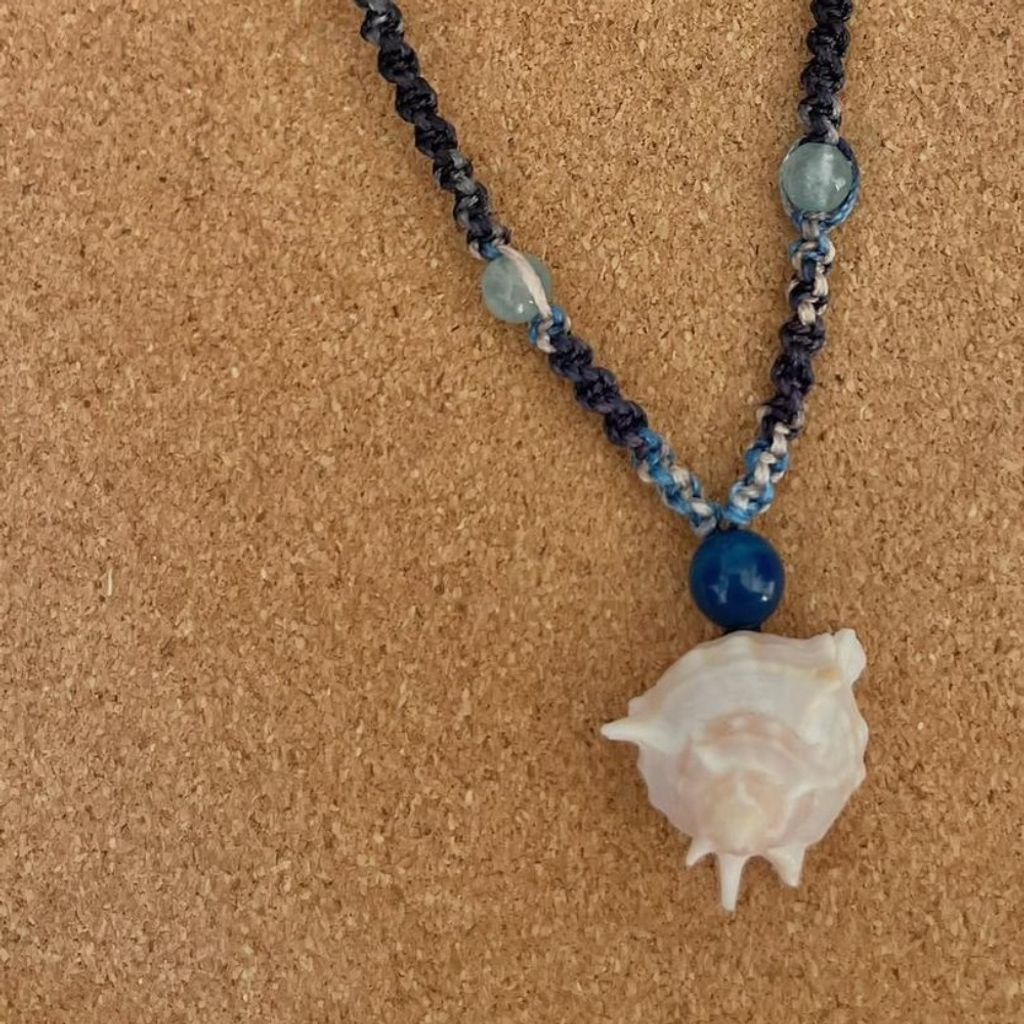 مشخصات گردنبند دست ساز با مهره و صدف - sadafbra - gardanband - 001