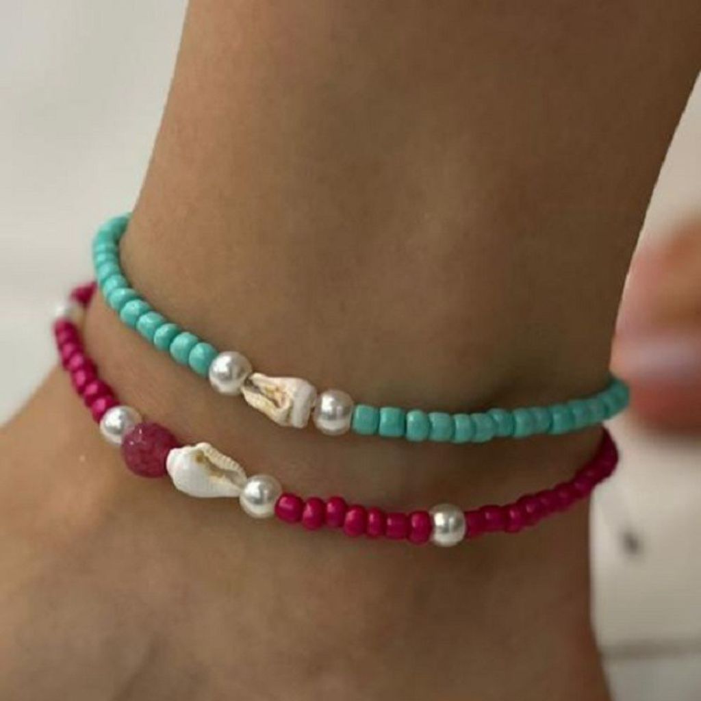 قیمت پابند دست ساز با مهره و صدف - sadafbra - paband - 001