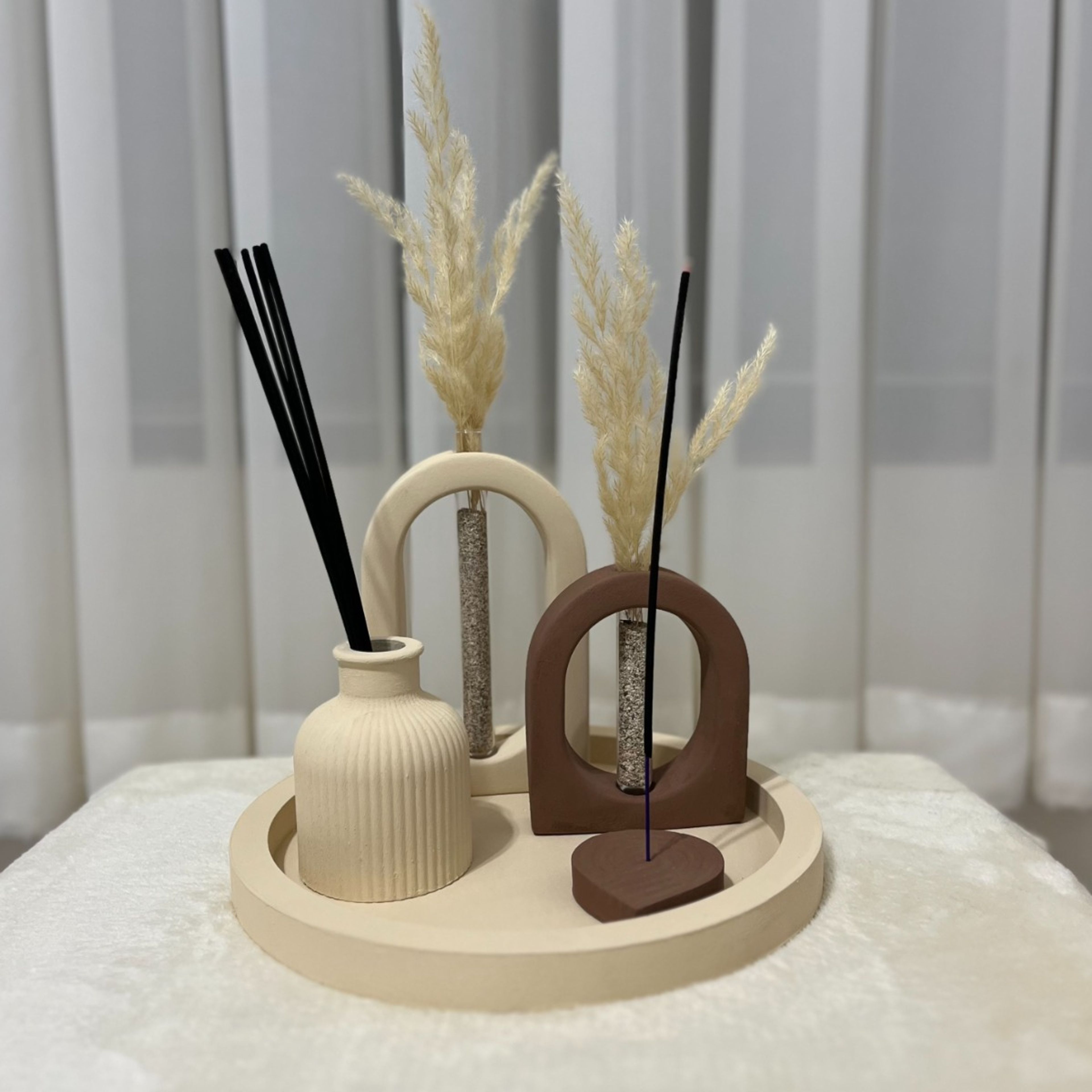 فروش اینترنتی ست دکوری سنگ آرای مدل جاعودی