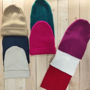 خرید انلاین کلاه بافت رنگی دخترانه