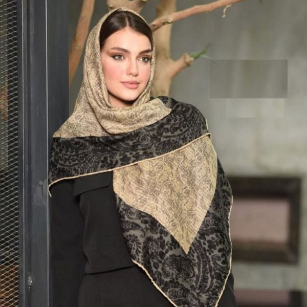 روسری نخی قواره 120 زنانه طرحدار