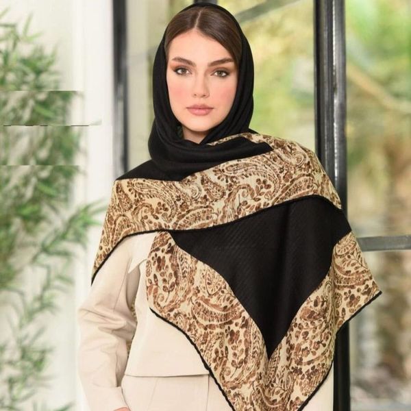 روسری نخی قواره 120 زنانه طرحدار