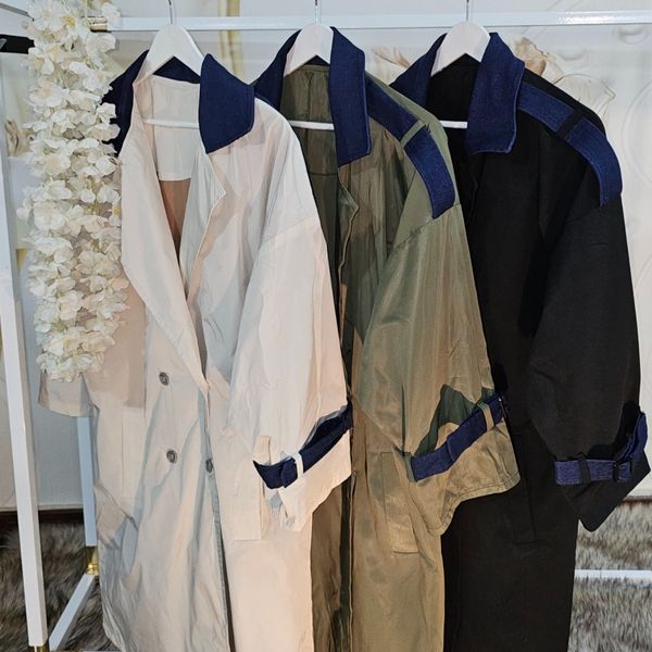 مانتو بارانی ترکیبی مدل مینیاتور