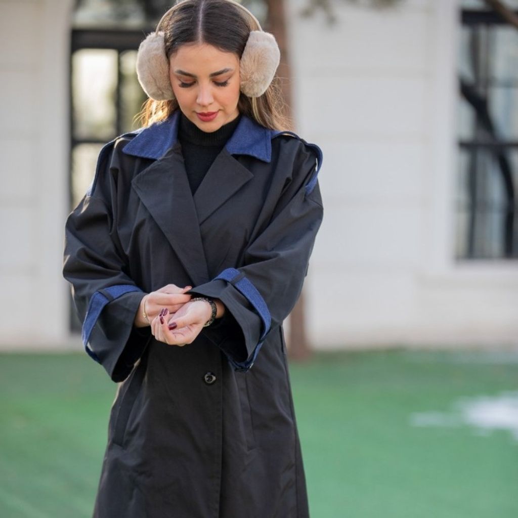 قیمت مانتو بارانی ترکیبی مدل مینیاتور