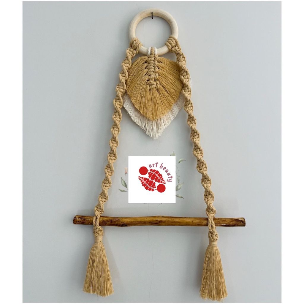 خرید انلاین هولدر حوله مکرومه بافی طرح آزالیا