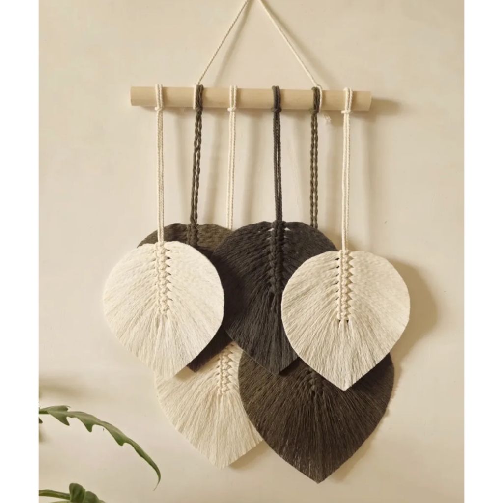 مشخصات دیوارکوب‌برگ مکرومه بافی مدل گلناز