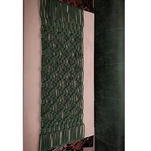 رانر مکرومه بافی مدرن طرح لاله