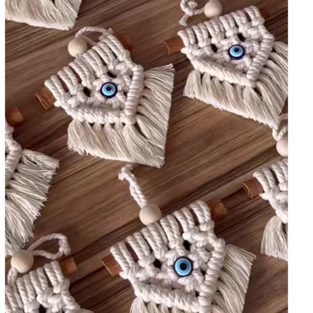 مشخصات گیفت مکرومه بافی چشم نظر هدیه