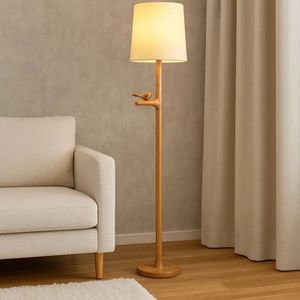 خرید انلاین آباژور ایستاده کنار سالنی مینیمال مدل پرنده