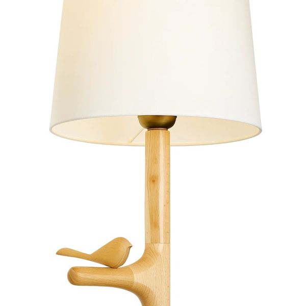 آباژور ایستاده کنار سالنی مینیمال مدل گنجشک ( پرنده )