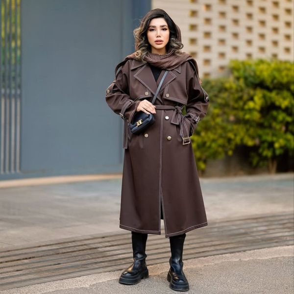 ترنچ‌ کت کتان پلاس لانا جدید