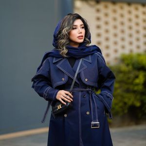 فروش اینترنتی ترنچ‌ کت کتان پلاس لانا جدید