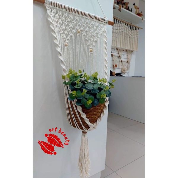 هولدر اویز مکرومه مدل لعلینه