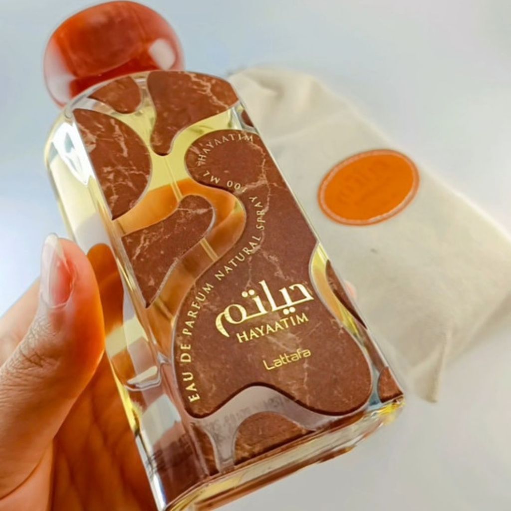 قیمت ارزان ادکلن حیاتم لطافه HAYAATIM LATTAFA با رایحه گرم ماندگاری و پخش بوی عالی