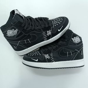 فروش اینترنتی کتونی مردانه جردن وودو مشکی ساقدار کیفیت بالا