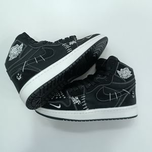 قیمت ارزان کتونی مردانه جردن وودو مشکی ساقدار کیفیت بالا