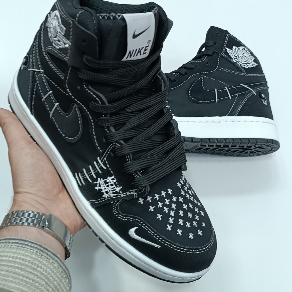 مشخصات کتونی مردانه جردن وودو مشکی ساقدار کیفیت بالا