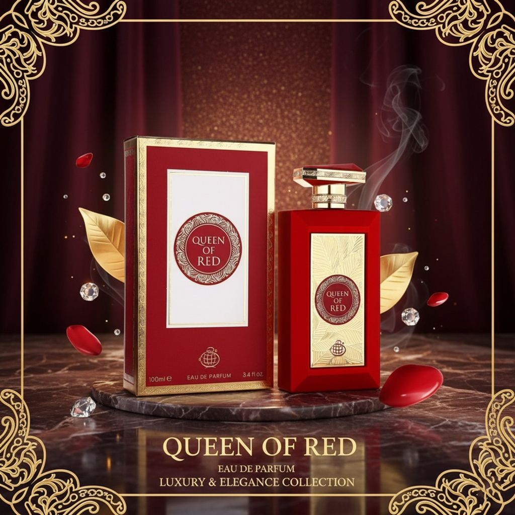 خرید اینترنتی عطر بسیار جدید سلطنتی زنانه کویین آف رد فراگرنس ورد - 100 میل