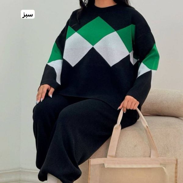 ست بافت زنانه طرح کارولین