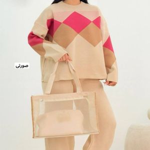 خرید انلاین ست بافت زنانه طرح کارولین