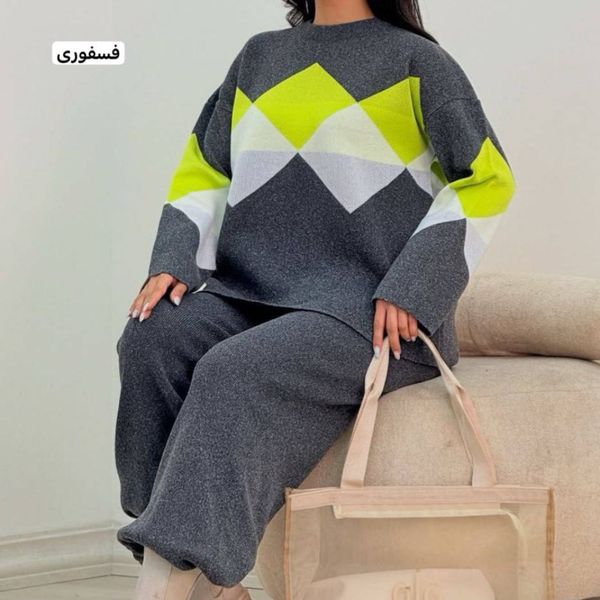 ست بافت زنانه طرح کارولین