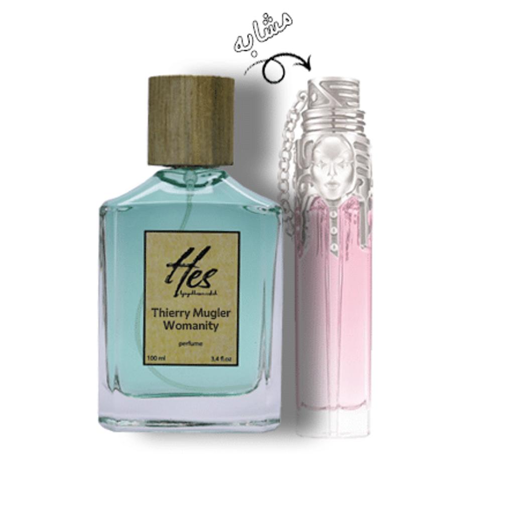 قیمت ارزان عطر زنانه حِس مدل تیری موگلر وومنیتی - hes - Thierry Mugler - Womanity