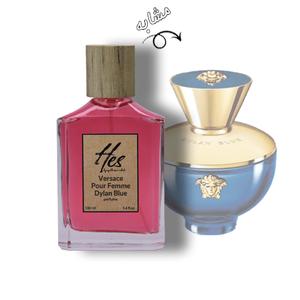 خرید آنلاین عطر زنانه حِس مدل ورساچه پور فمه دیلن بلو - hes - VERSACE - Versace Pour Femme Dylan Blue
