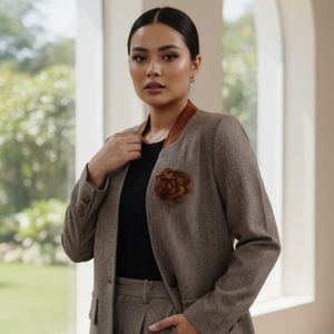 کت و شلوار ست آترین جناغی